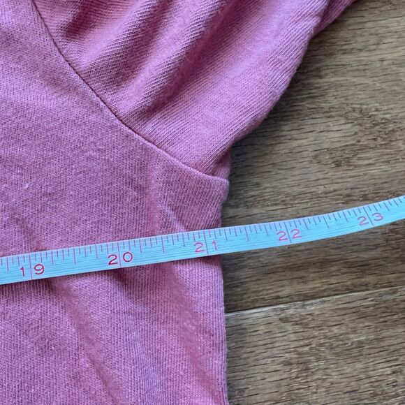 NWT Hollister Tee T-Shirt Men's Size M Graphic Long Sleeve Pink Palm Tree - Picture 7 of 10